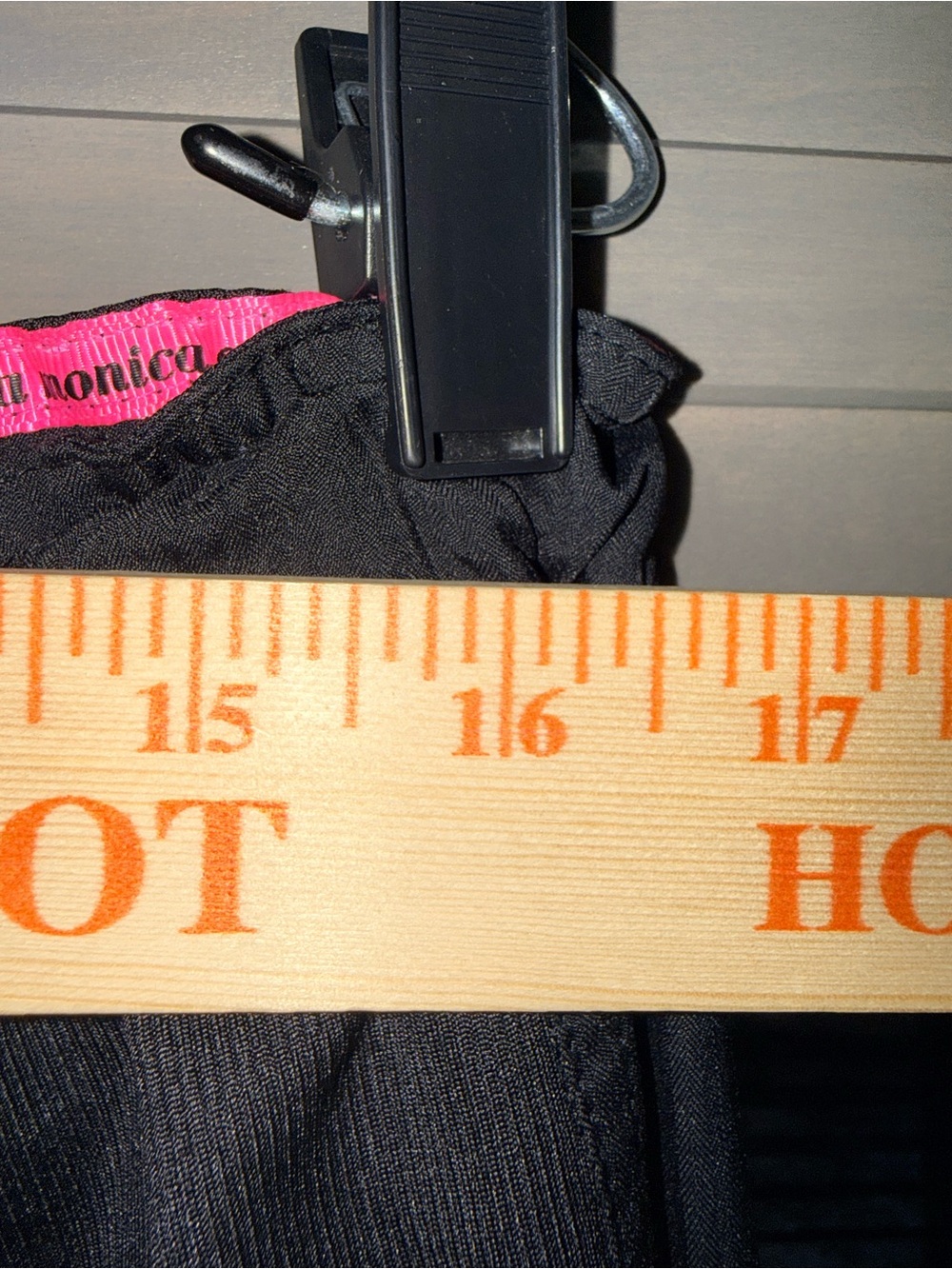 Black Cargo women’s scrub Koi lite with Pink Waistband Size Large - Picture 3 of 7
